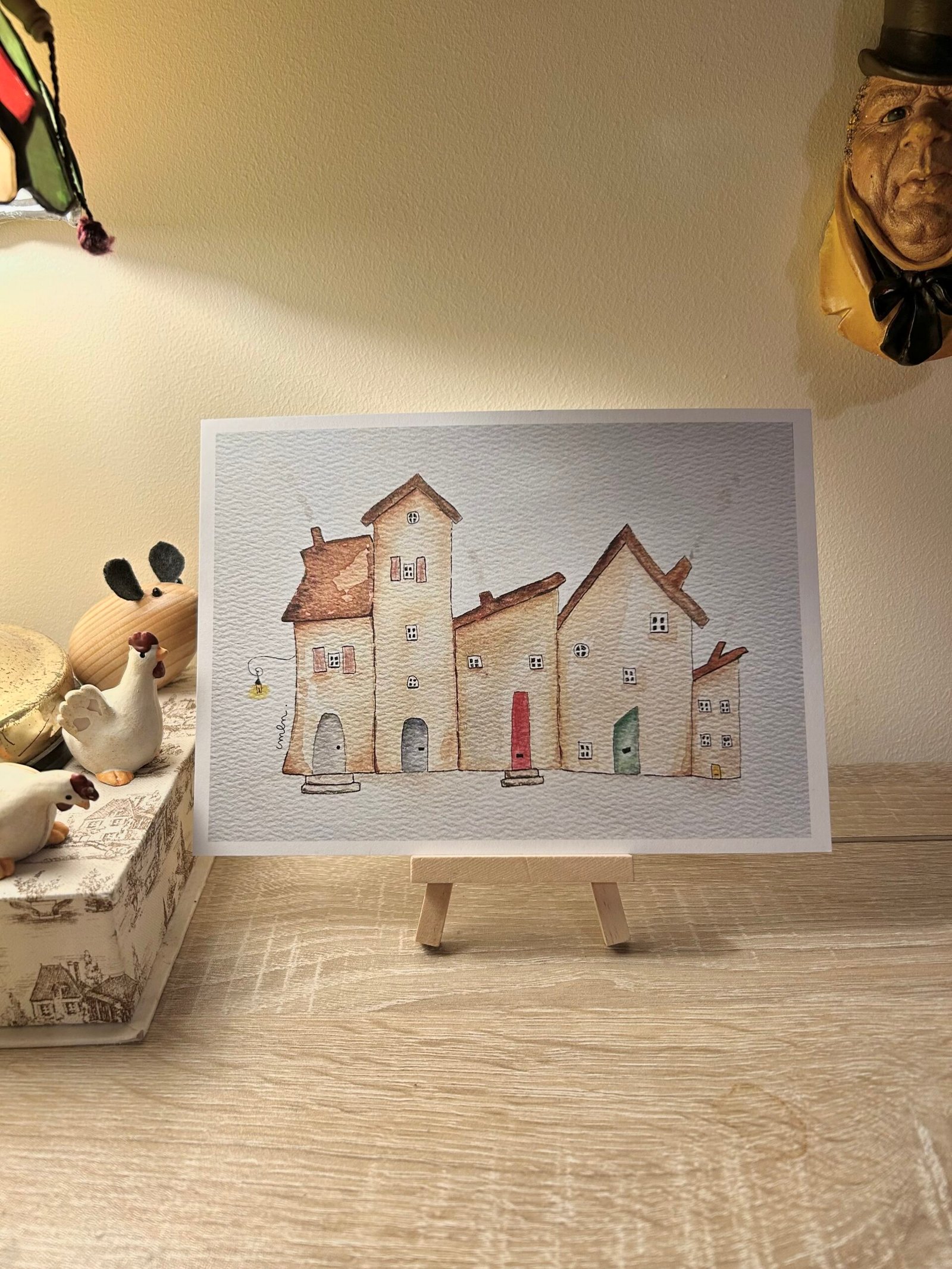 The Five Little Houses - Print - Image 3