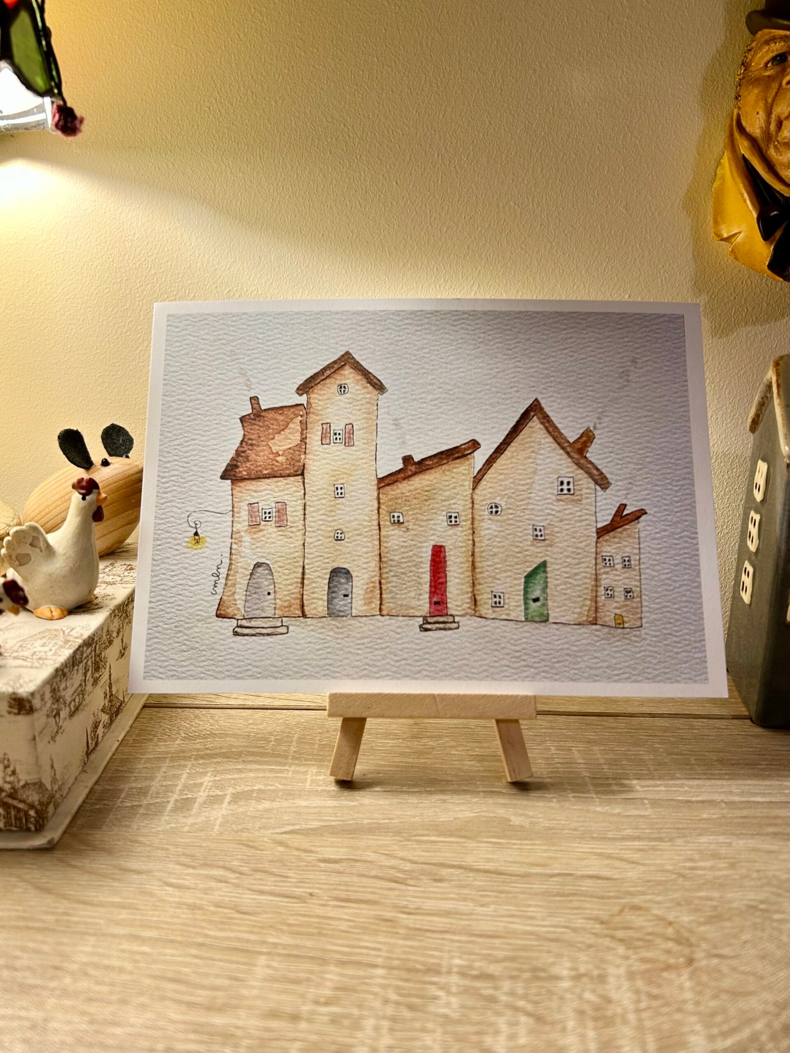 The Five Little Houses - Print - Image 5